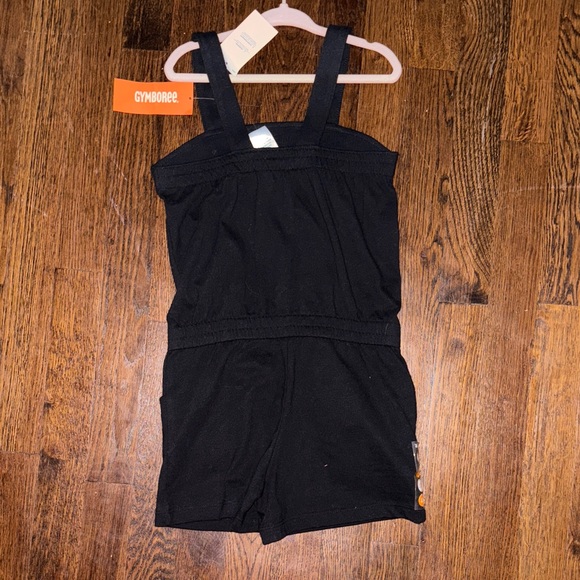 Gymboree Black Romper with Cream Detailing - Picture 2 of 2